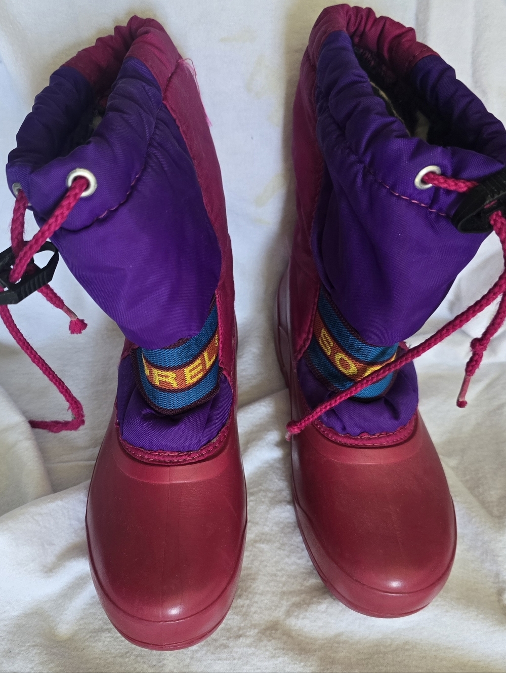 Sorel Kids Winter Boots - Purple & Pink Size 13